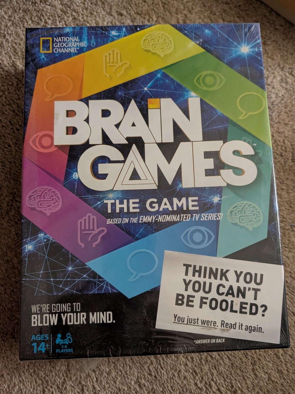 Unopened. NEW! National Geographic Brain Games Board Game